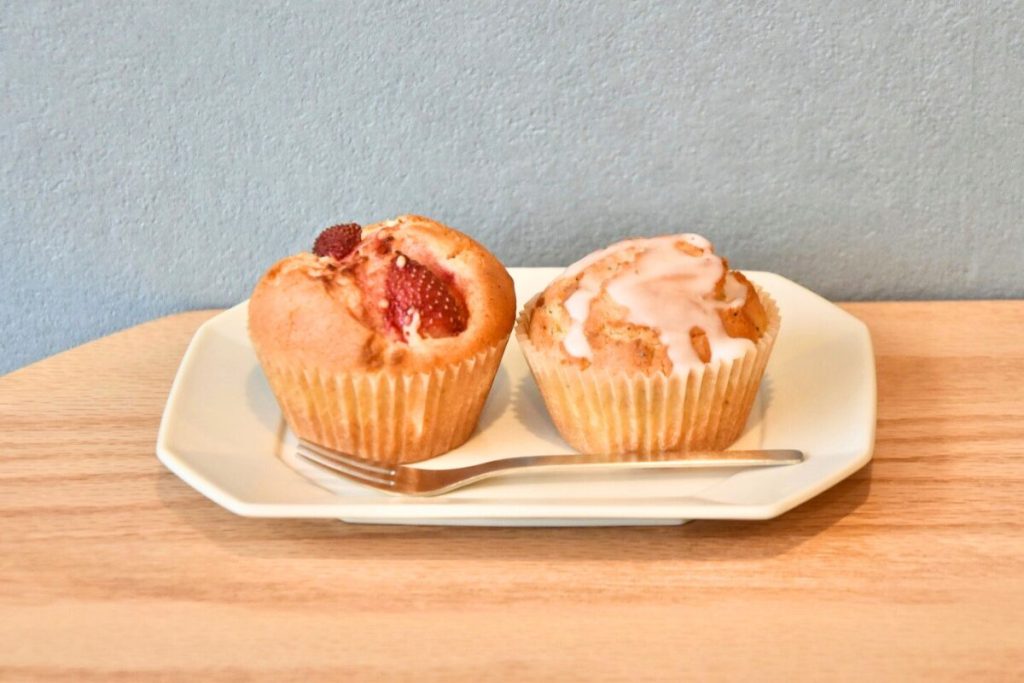 kissa kondo, muffins