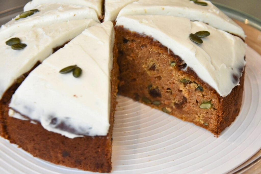 kissa kondo, carrot cake, rice flour